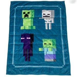 Kids Minecraft Weighted Blanket 5 Pounds Ultra Soft Sensory Blanket